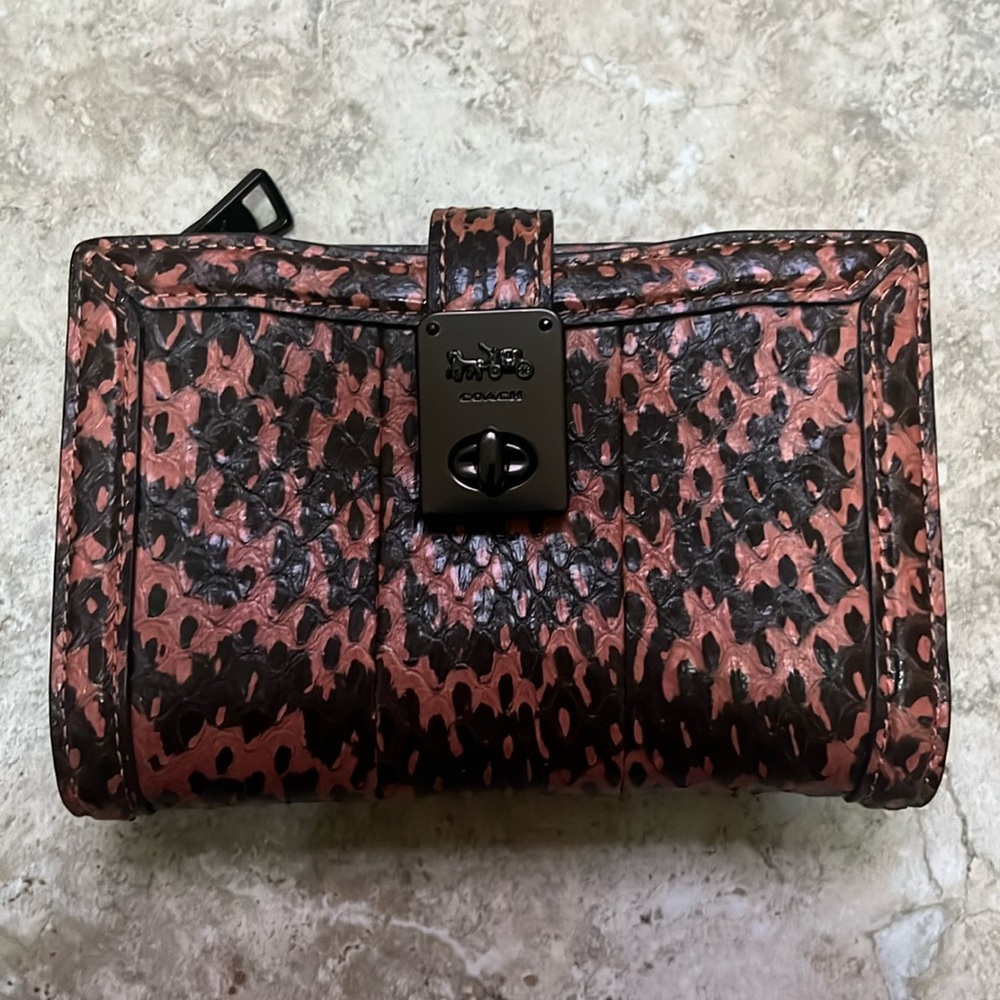 COACH Snakeskin Wallet